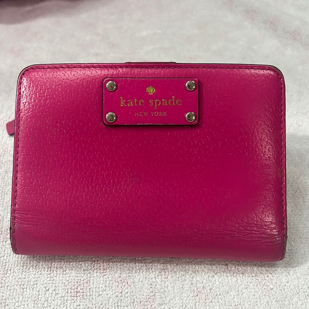 Kate Spade pink leather wallet